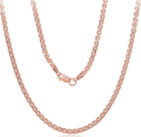 18 K Rose Gold Cable Link￼