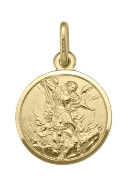 18K Yellow St. Michaels Pendant