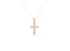 14K  Gold (0.16 Ct. Tw.) Cross Diamond Necklace