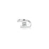 18K White Gold Angelina Square Cubic Ring