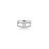 18K White Gold Viviana Cubic Split Ring