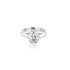 18K White Gold Agnesina Cubic Cushion Ring