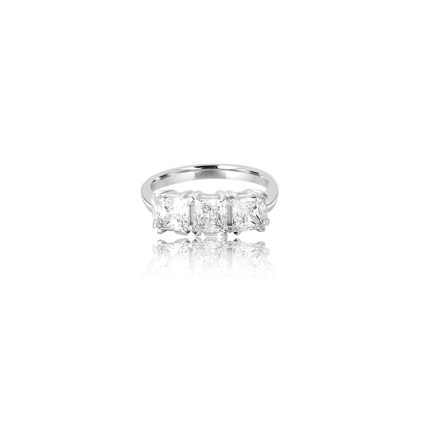 18K White Gold Celestina Triple Ring