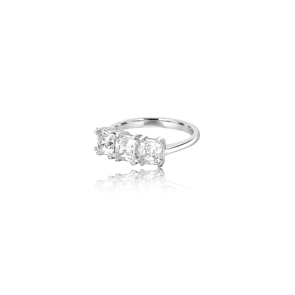 18K White Gold Celestina Triple Ring