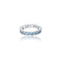 18K White Gold Natale Aqua Eternity Ring