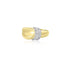 18K T-Tone Angelina Double Row Ring