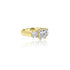 18K Yellow Gold Past Present Future Ring