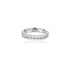 18K White Gold Cubic Eternity Ring