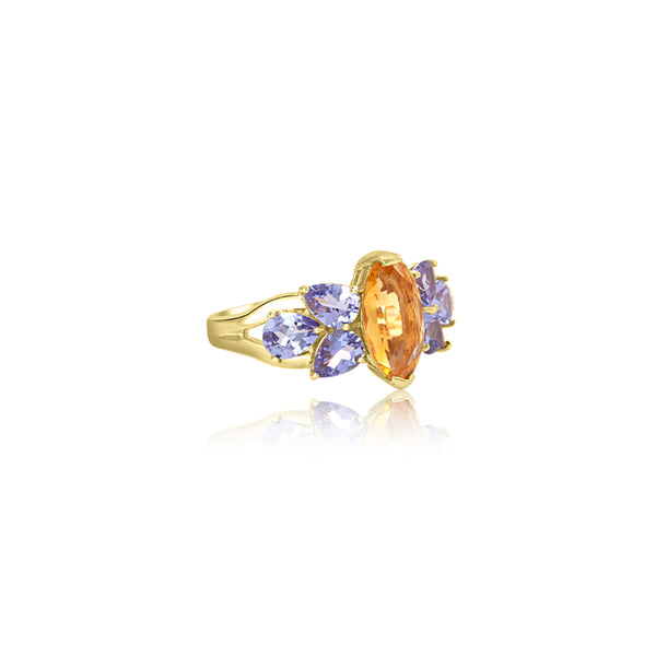 10K Yellow Gold Tanzanite Ring