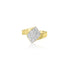 14K Yellow Gold (0.45 Ct. Tw) Abstract Diamond Ring