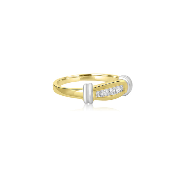 14K Yellow Gold (0.20 Ct. Tw.) Diamond Ring