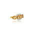 14K White Gold Pear Yellow Topaz Ring