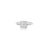 14K White Gold (0.25 Ct. Tw.) Square Promise Ring