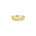 18K T-Tone Man's Baguette Vintage Ring