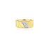 10K T-Tone (0.08 Ct. Tw.) Mens Diamond Ring