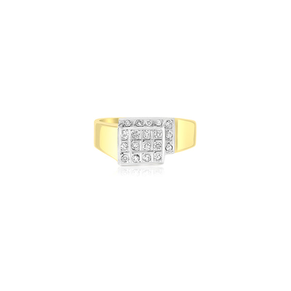 18k princes style Gold Ring