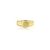 18K Yellow Gold Mens Signet Ring