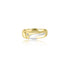 18K T-Tone Modern Diamond Ring