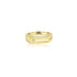 18K Yellow Gold Grooved Singnet Ring