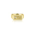 10K Yellow Gold Diamond Signet Ring