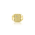 18K Yellow Gold Signet Ring