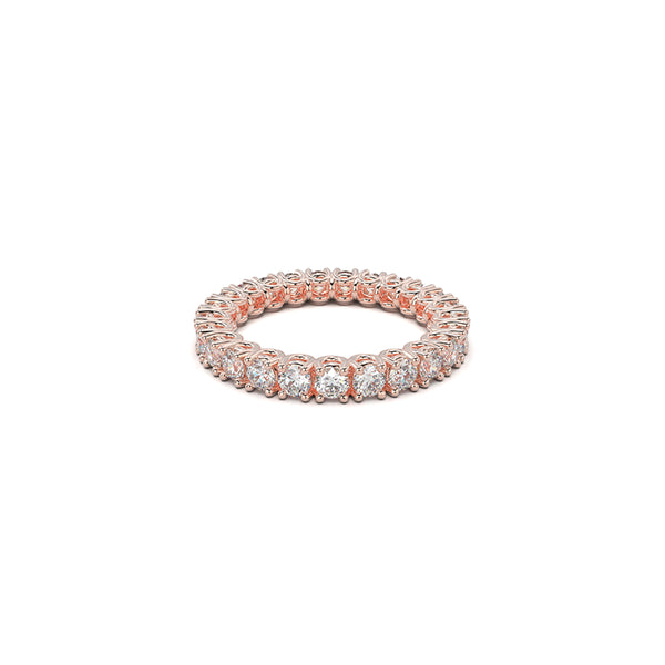 Raven Round Diamond Eternity Band