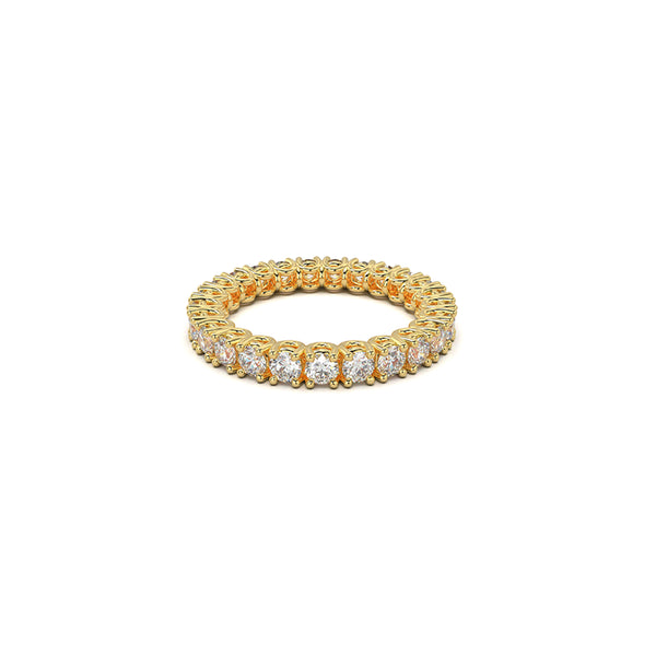 Raven Round Diamond Eternity Band