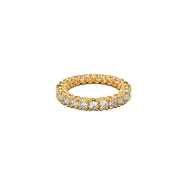 Raven Round Diamond Eternity Band