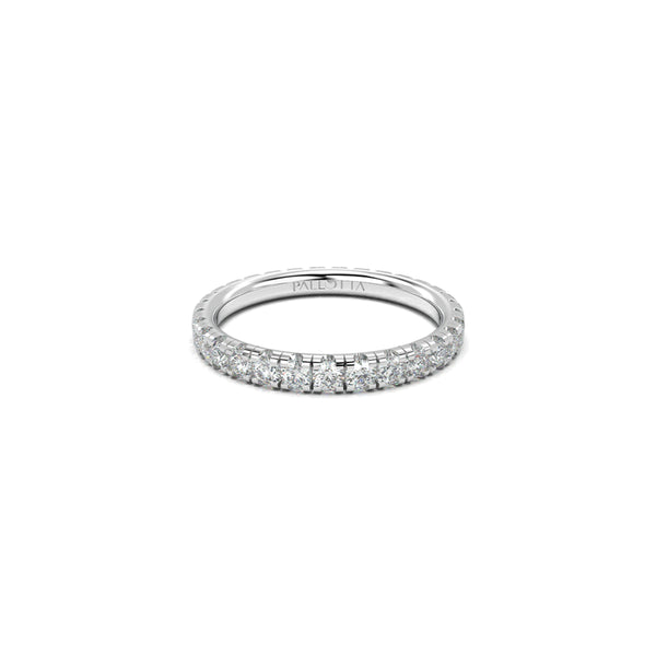 Lina Round Lab Eternity Wedding Band