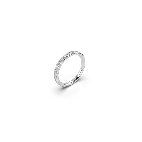 Lina Round Lab Eternity Wedding Band