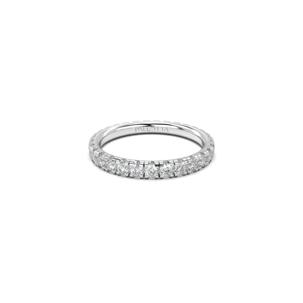 Lina Round Lab Eternity Wedding Band