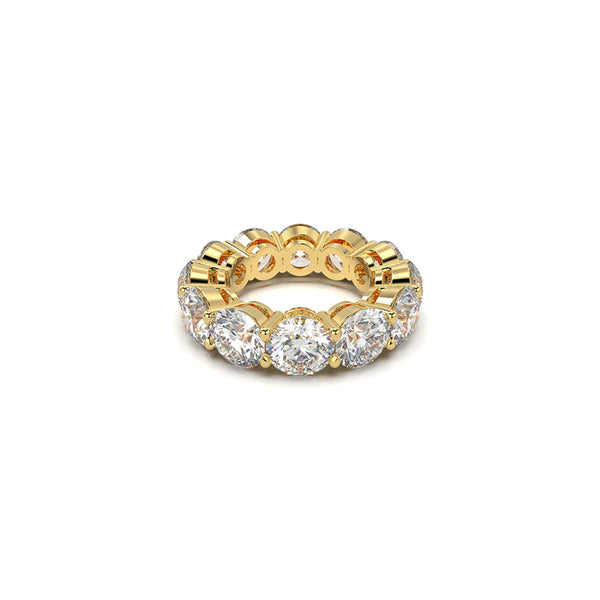 Chasity Quad Lab Eternity Wedding Band