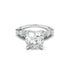 14K T-Tone Filigree Style Four Ring  Engagement Ring