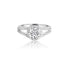 14K White Gold Split Shank Engagement Ring