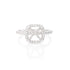 18K White Gold Cushion Halo (0.32 Ct. Tw.) Engagement Ring