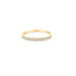 14K Yellow Gold (0.28 Ct. Tw.) Diamond Stack Ring