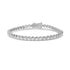 14k White Gold (4.00 Ct. Tw.) Modern Tennis Bracelet