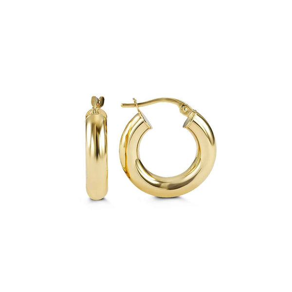 10k Yellow Gold Small Hoop Earrings