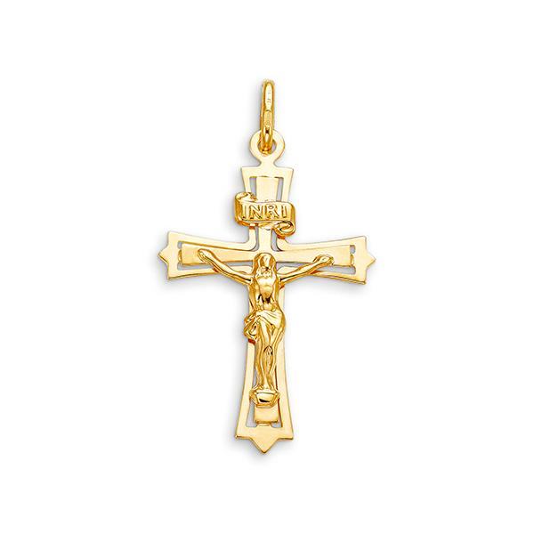 10k Yellow Gold Cross Pendant