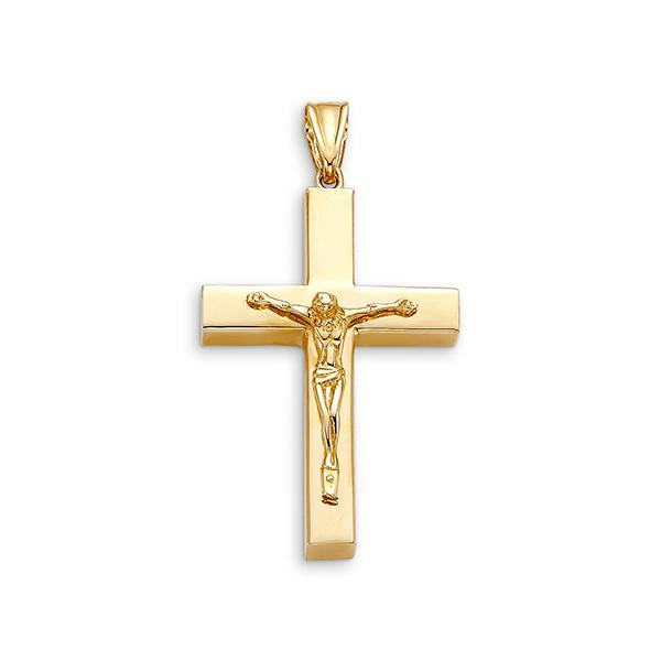 10k Yellow Gold Cross Pendant