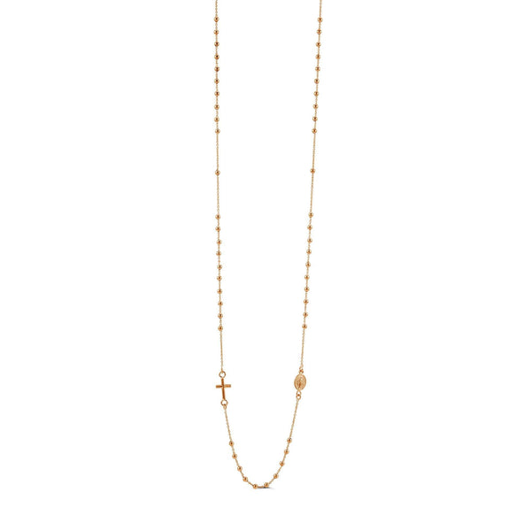 14k Rose Gold Hope Rosary Necklace