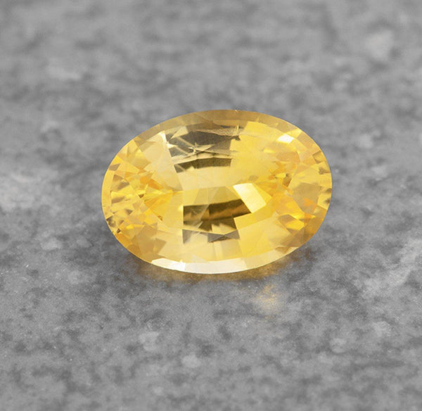 Oval Yellow Sapphire