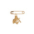 10k Yellow Gold Baby Faith Hope Charity Pin