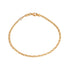 18k Yellow Gold Flat Mariner Link Bracelet