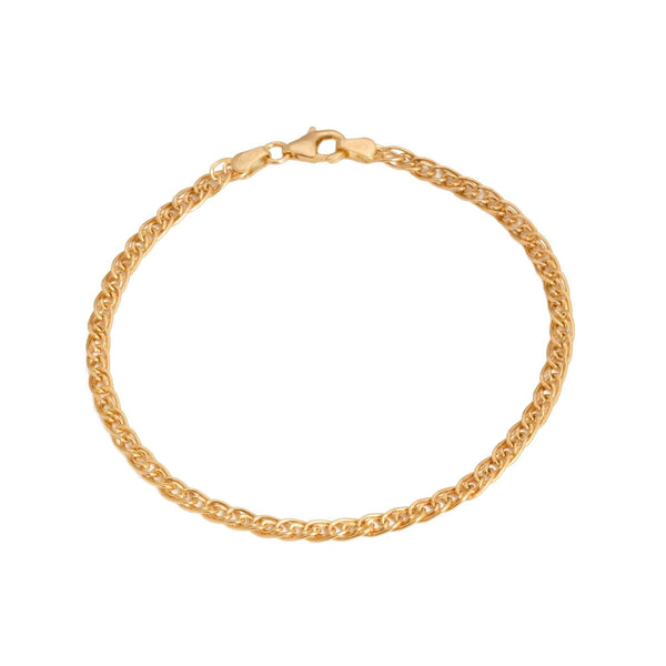 18k Yellow Gold Rope Link Bracelet