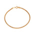 18k Yellow Gold Popcorn Link Bracelet Italy