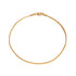 18k Yellow Gold Foxtail Bracelet Italy