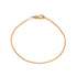 18k Yellow Gold Foxtail Bracelet Italy