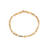 18k Yellow Gold Link and Ball Bracelet