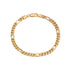 18k Yellow Gold Fancy Link Italy